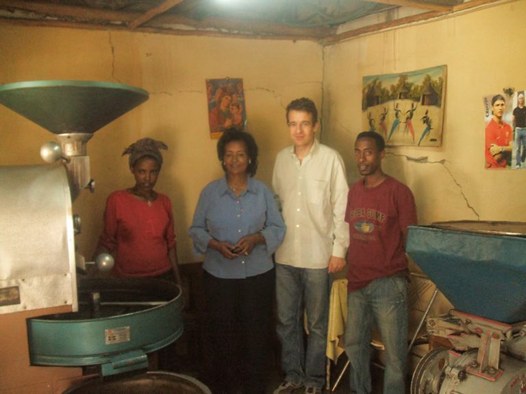 2008: our first roaster in Addis Ababa, Ethio-Harar plc.