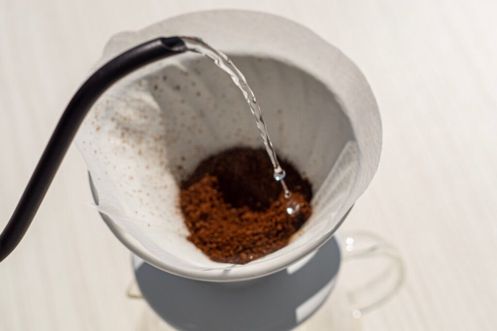 Zubereitung von Filterkaffee